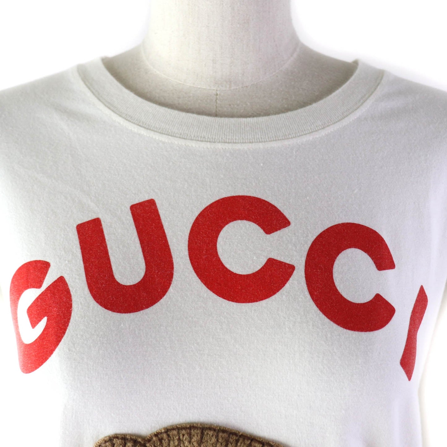 GUCCI Short sleeve T-shirt 717422 XJFNE cotton white XS