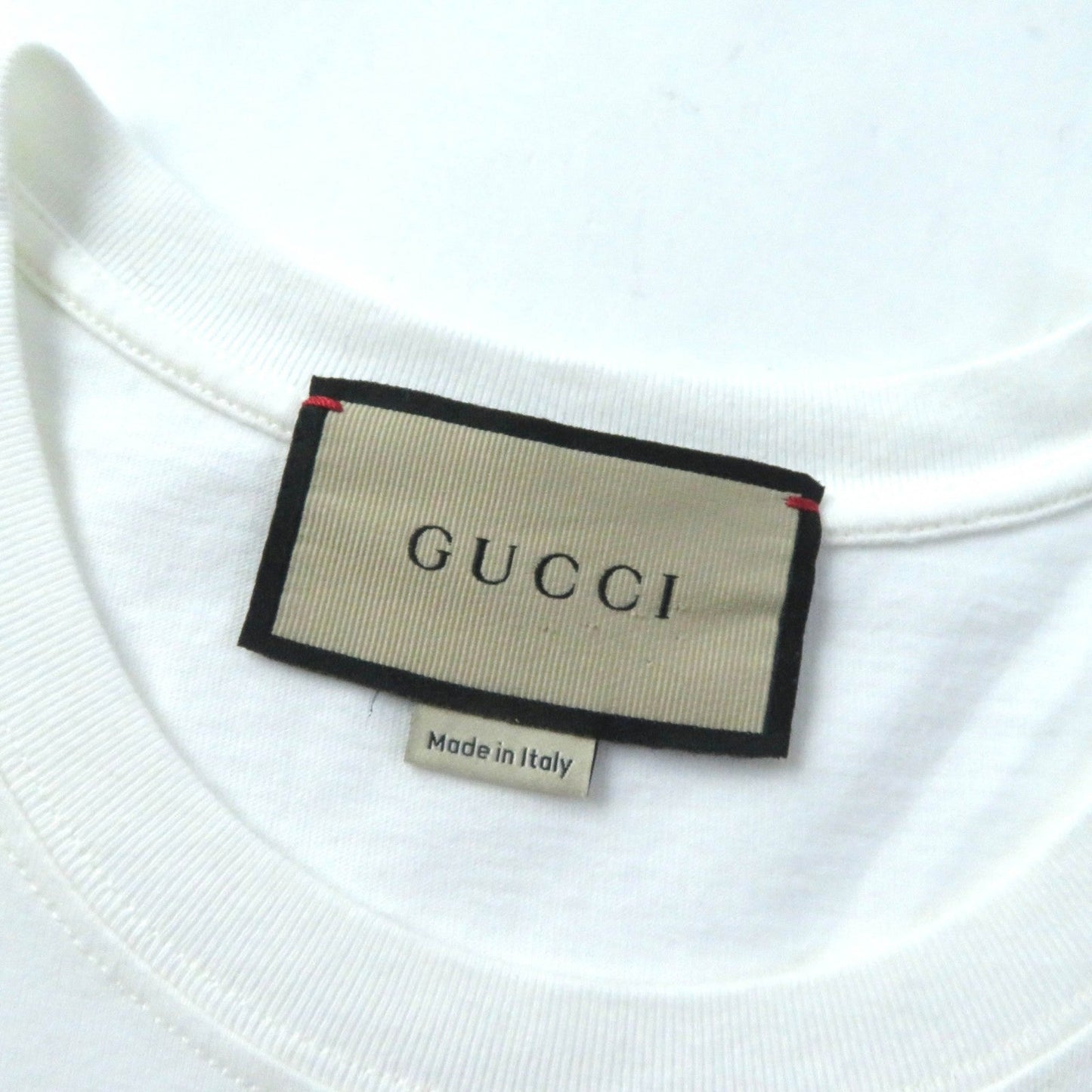 GUCCI Short sleeve T-shirt 717422 XJFNE cotton white XS