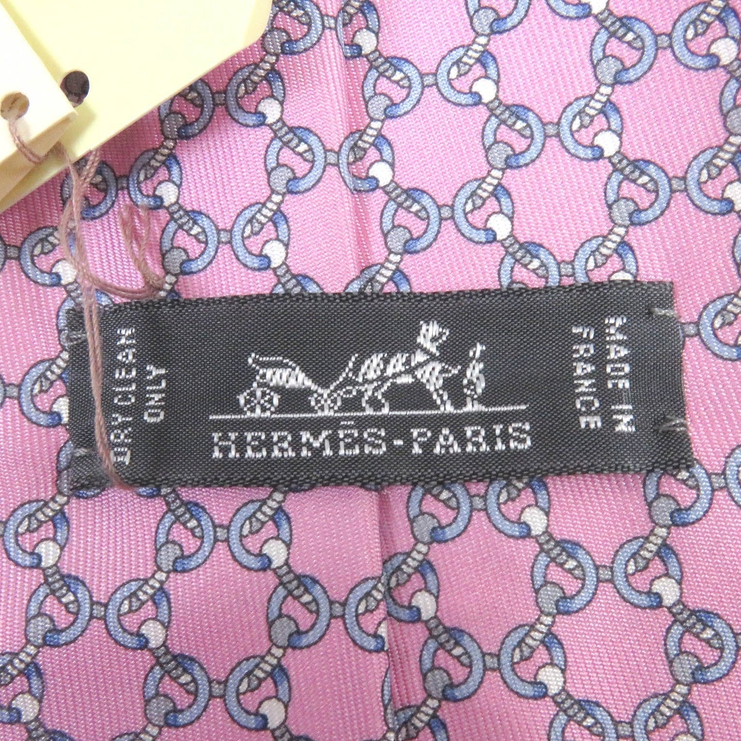 HERMES tie silk Rose
