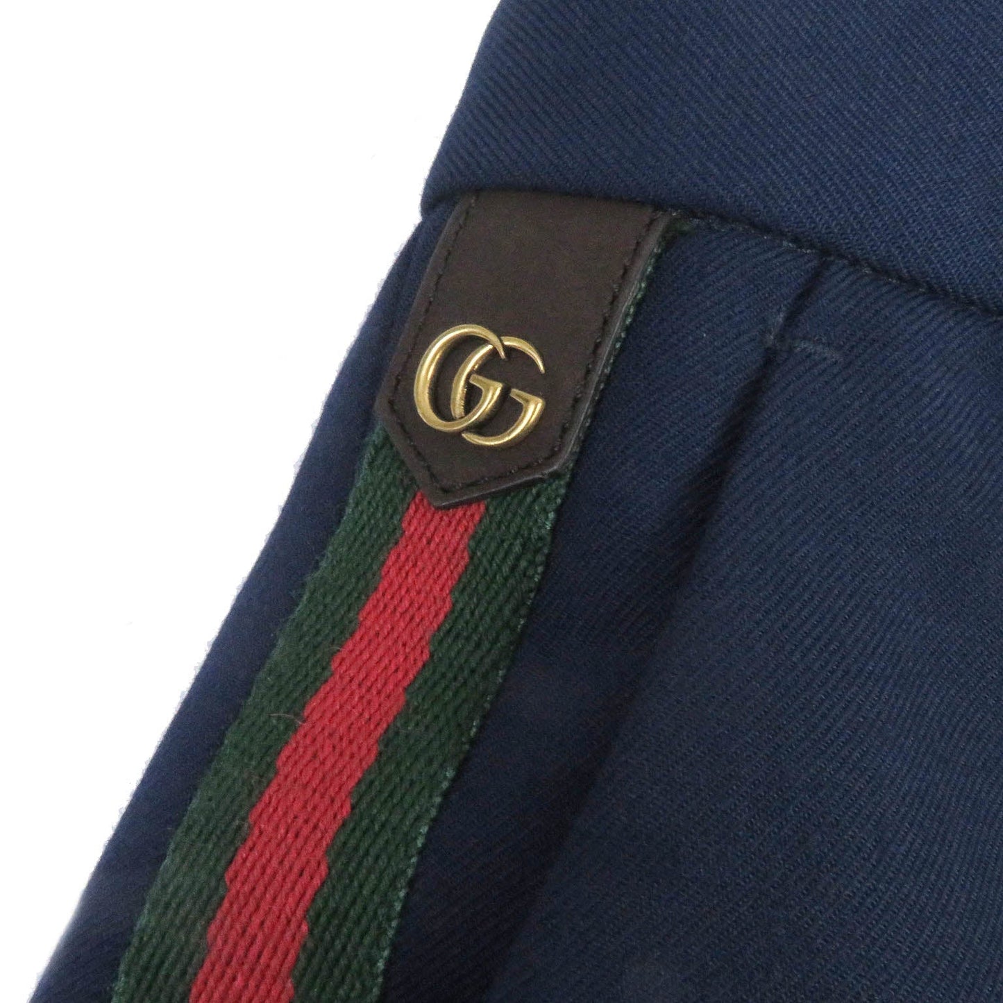 GUCCI slacks 698813 wool blue 44