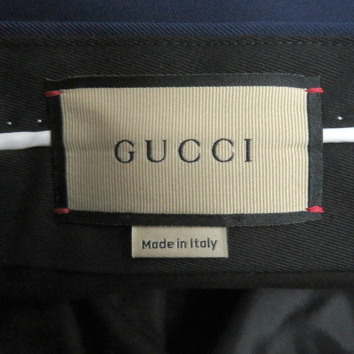 GUCCI slacks 698813 wool blue 44