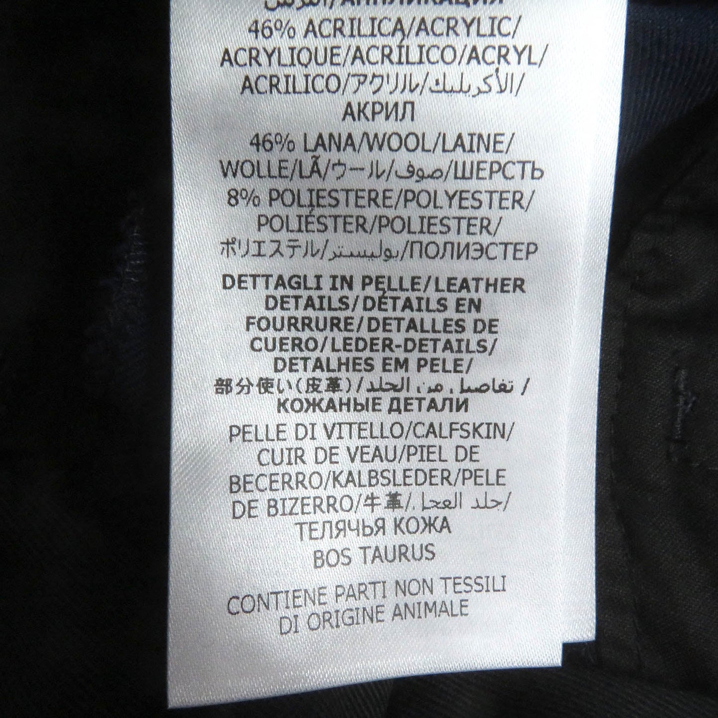 GUCCI slacks 698813 wool blue 44