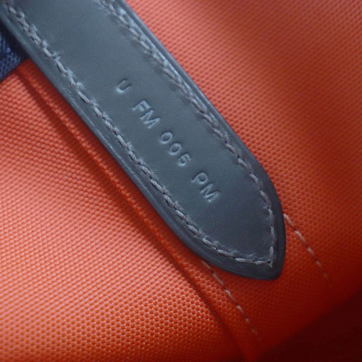 HERMES Tote Bag Main: 62% polyamide, 26% cotton, 12% polyurethane BLUE NAVY/FEU Sucked Pansage Groom mens Used