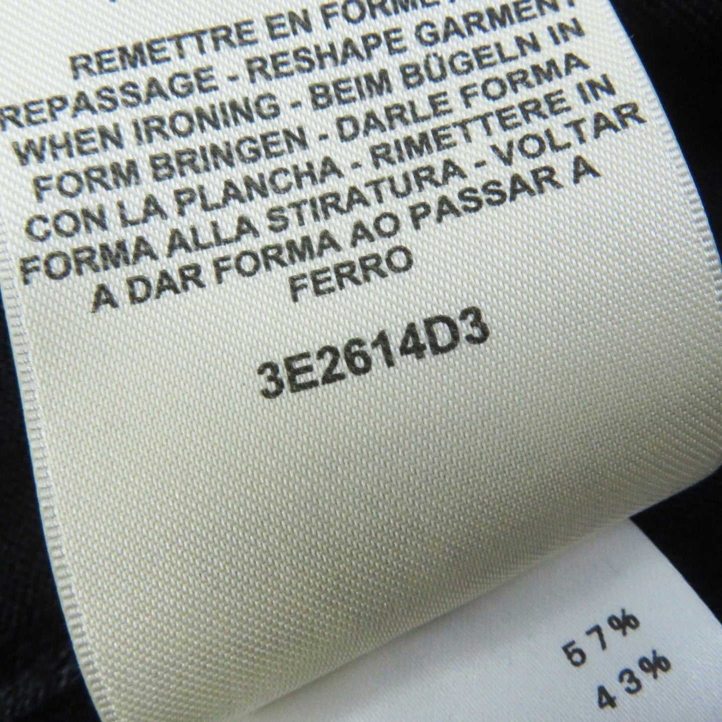 HERMES knit 3E2614D3 silk black 40