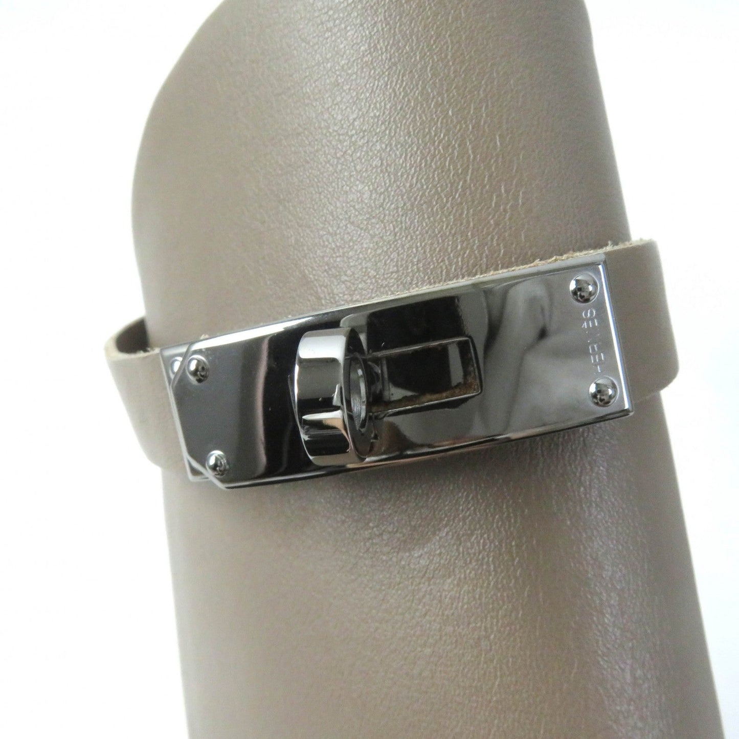 HERMES Knee-high boots leather Gurege 37 1/2