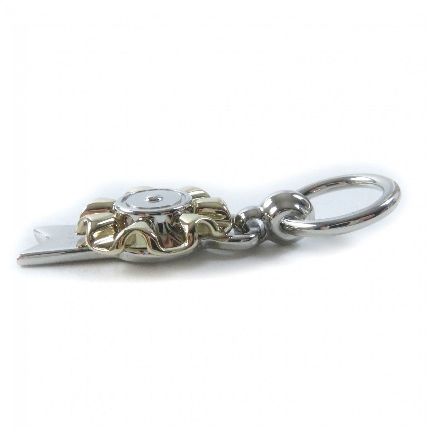 HERMES Scarf ring ー Silver gold