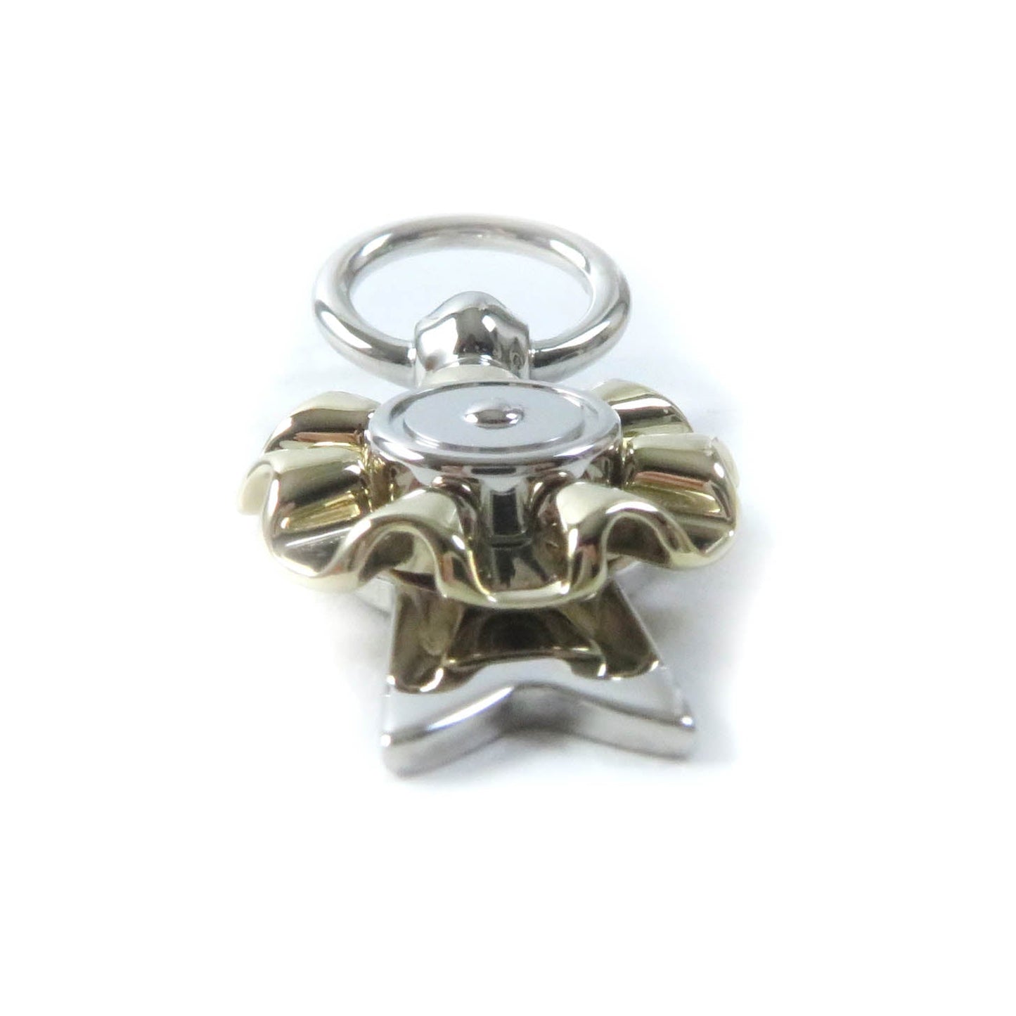 HERMES Scarf ring ー Silver gold