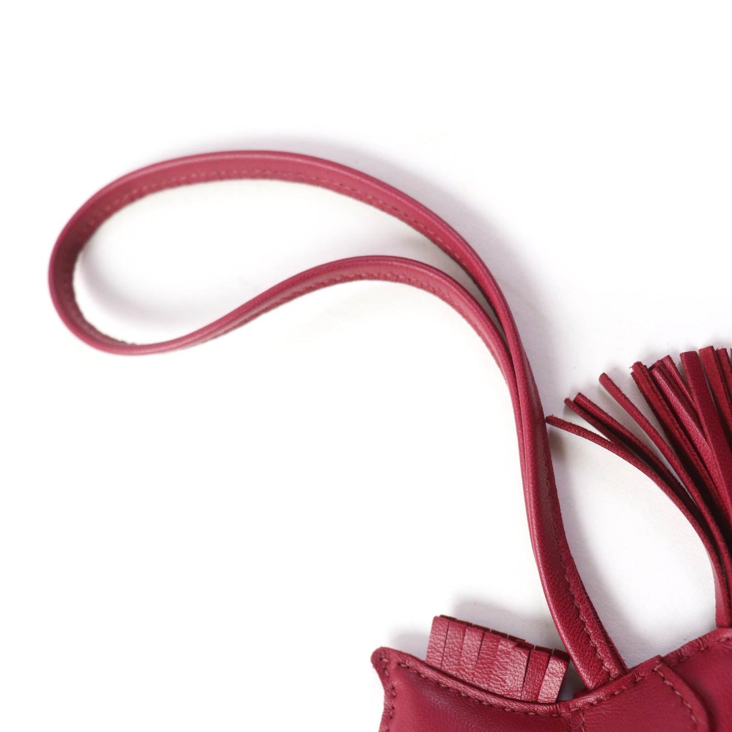 HERMES Bag charm Anyo Miro Rouge viv Rodeo Charm PM