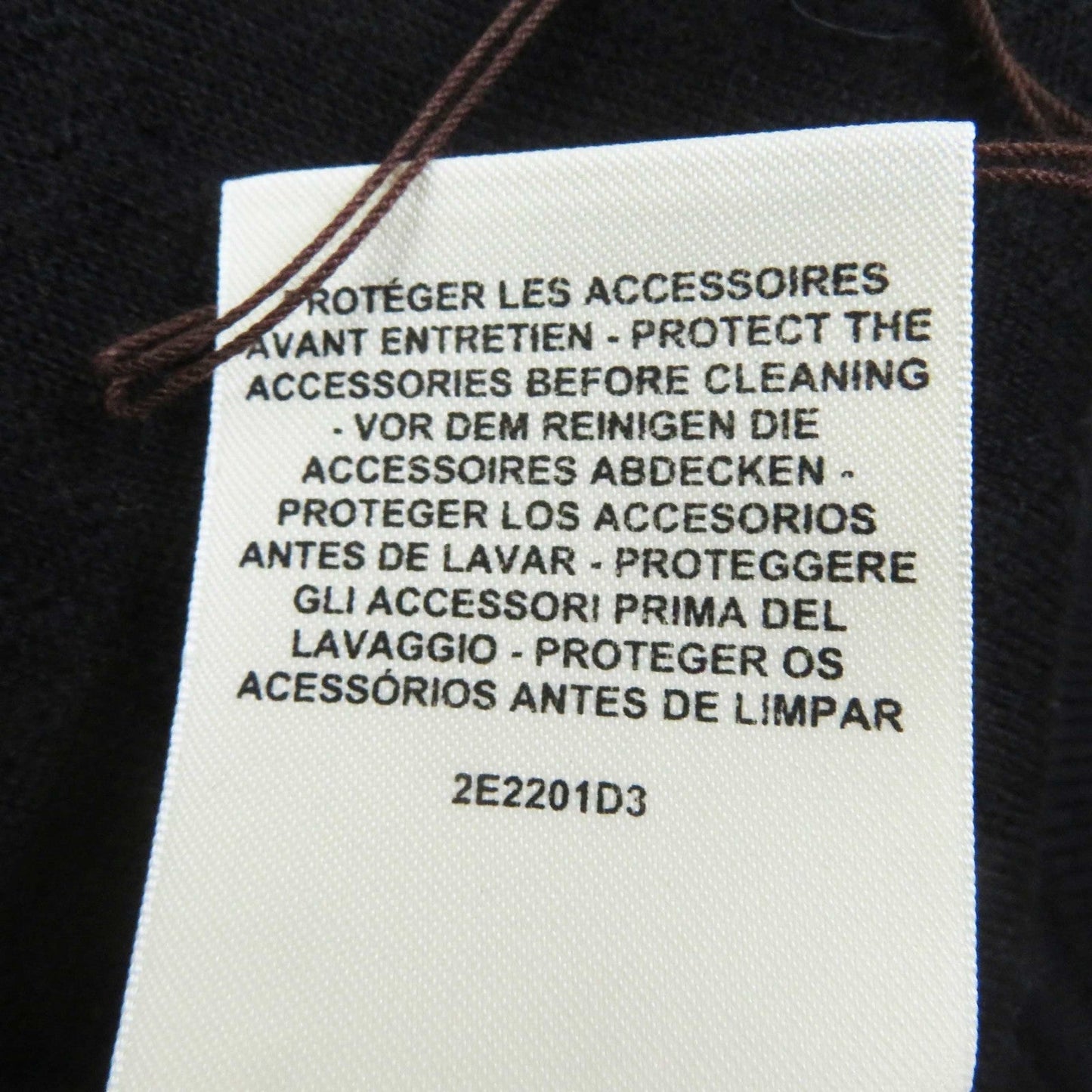 HERMES cardigan 2E2201D3 cashmere black Crickets 38