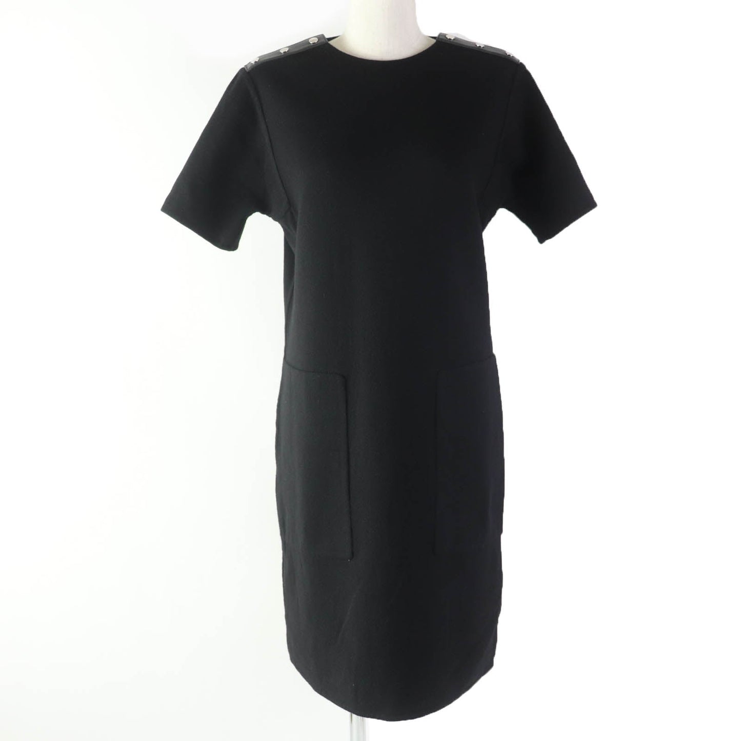 HERMES one piece wool black 36