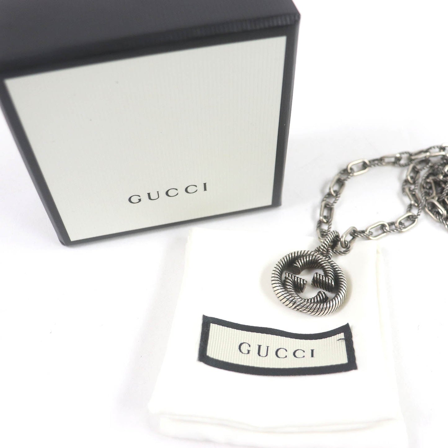 GUCCI Necklace 604155 AG925 Silver