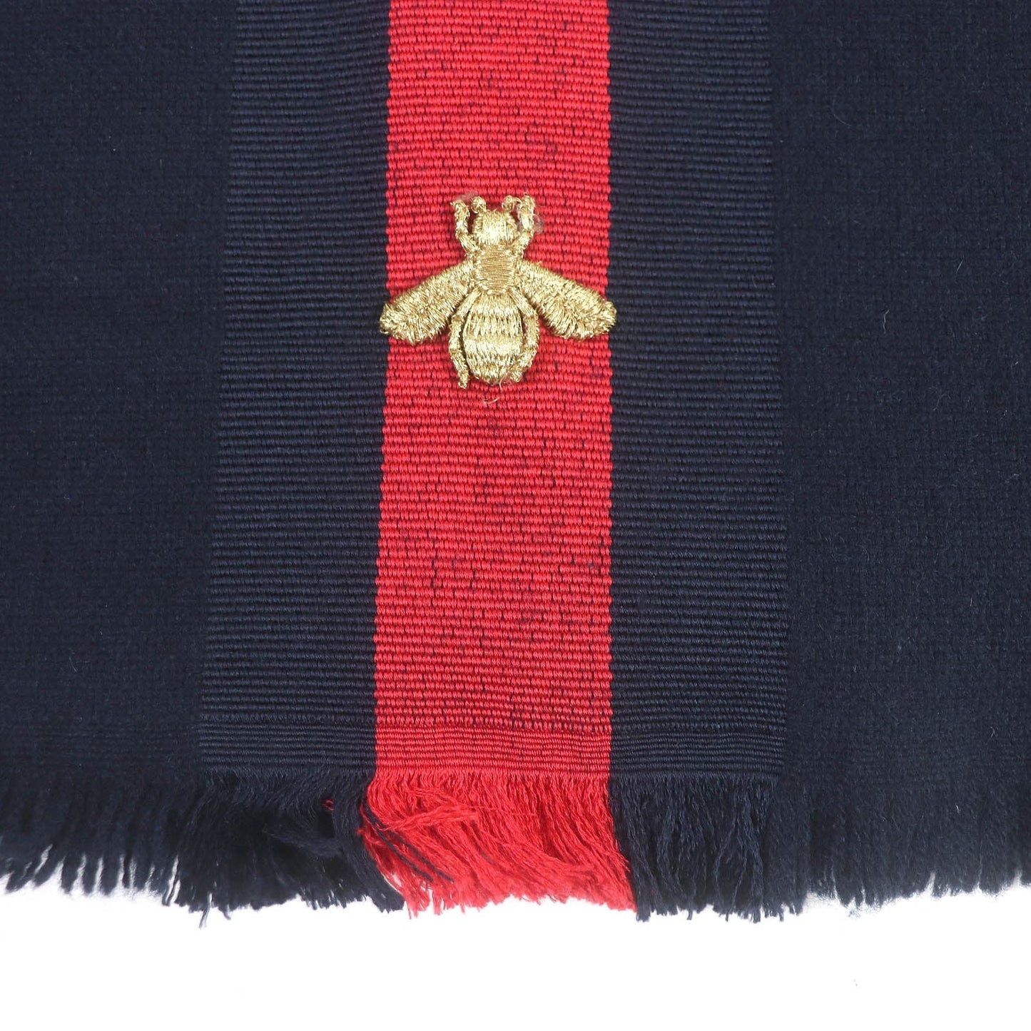 GUCCI Scarf 475513 Main: 56% wool, Main: 24% cashmere, Main: 20% silk Navy mens Used