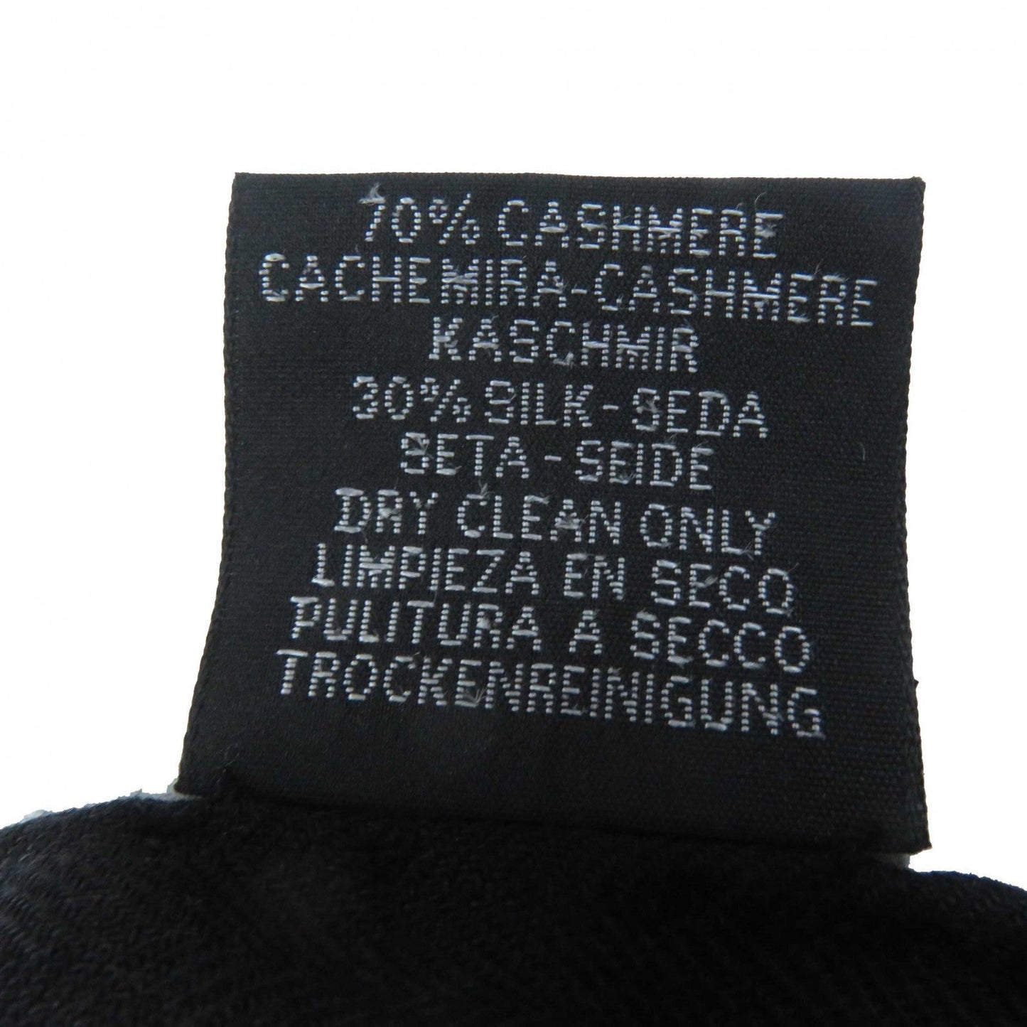 HERMES shawl cashmere Multi (Ivory Black Khaki)