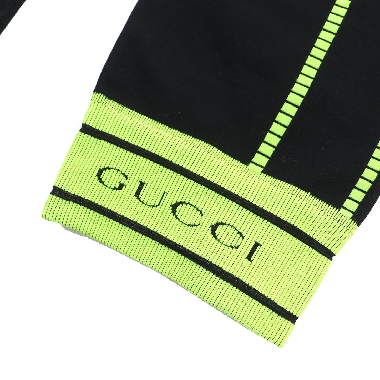 GUCCI Other bottoms 696130 polyamide (nylon) Black Neon Green S (175/78A)