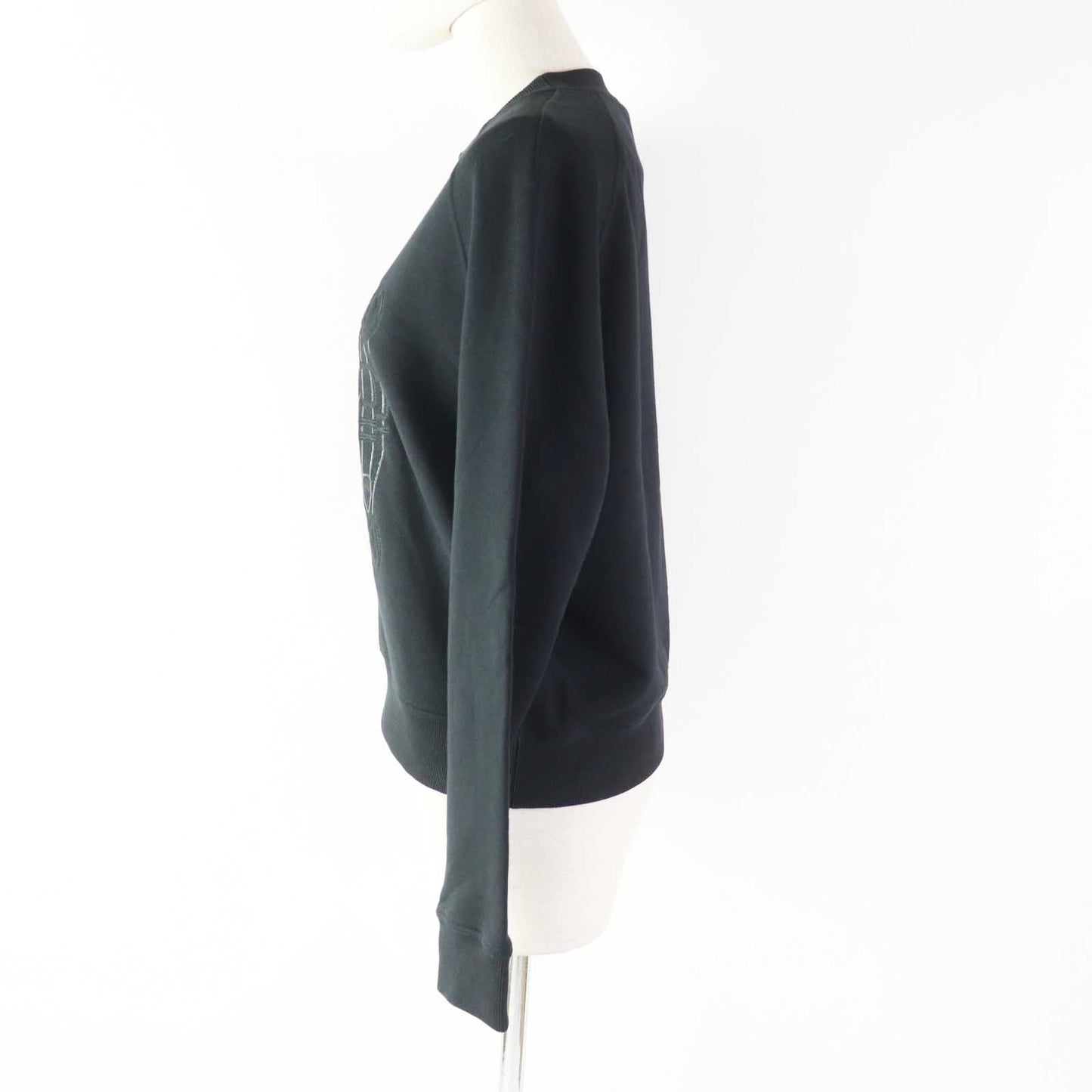 HERMES sweat 2E4609DQ cotton black 36