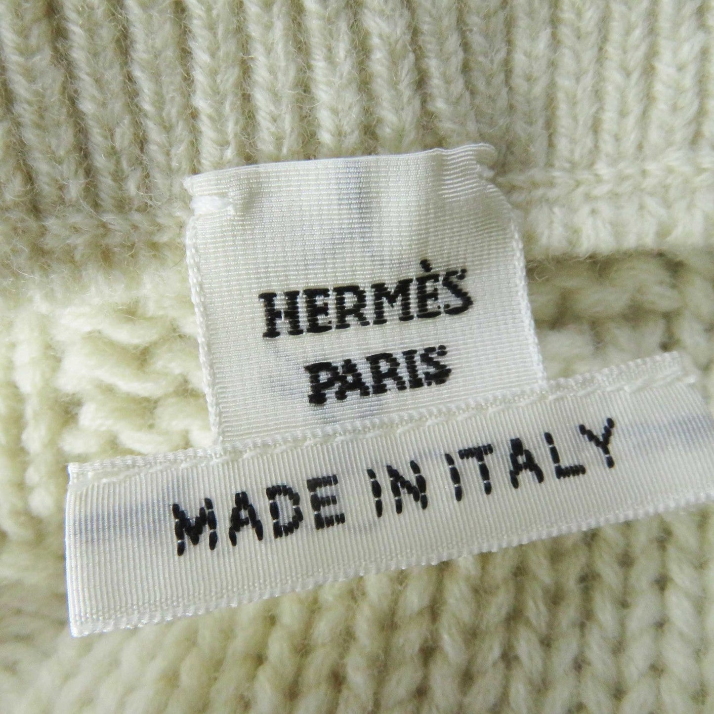 HERMES poncho 3H2602D4 wool Ivory 34