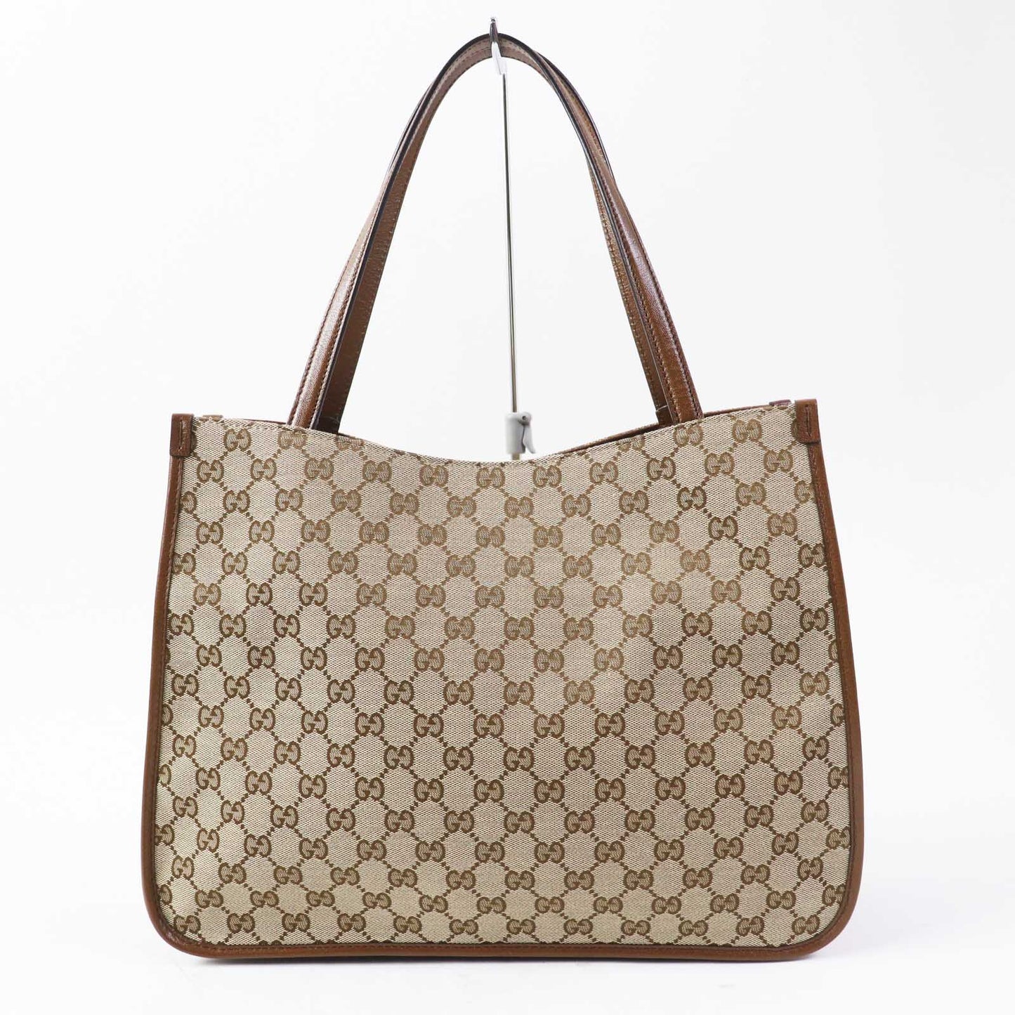 GUCCI Tote Bag 623694 Part: Leather, GG canvas Brown type Women Used