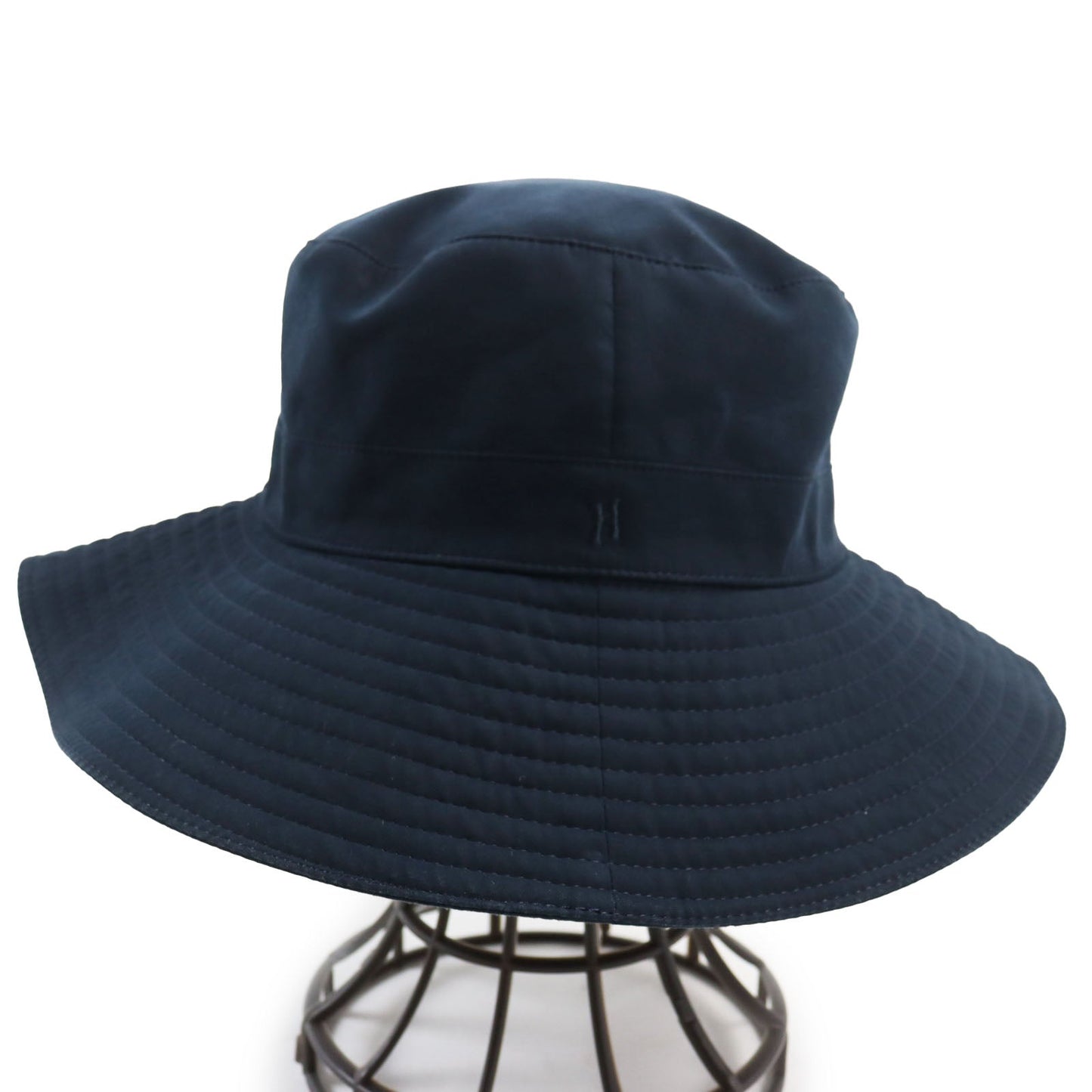 HERMES hat polyester Dark navy 57