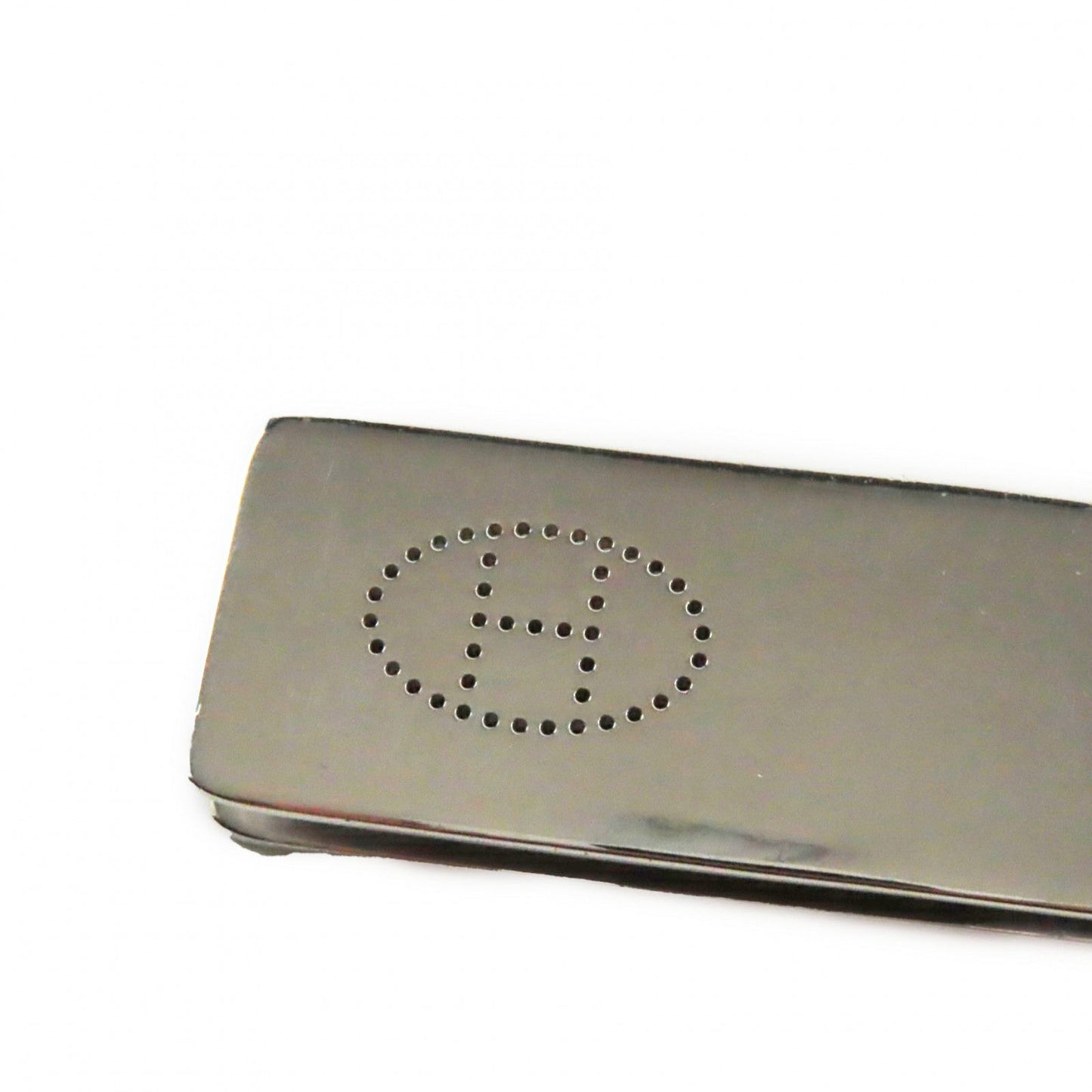 HERMES Money clip AG925 Silver H mark bill clip Eclipse ebson punching
