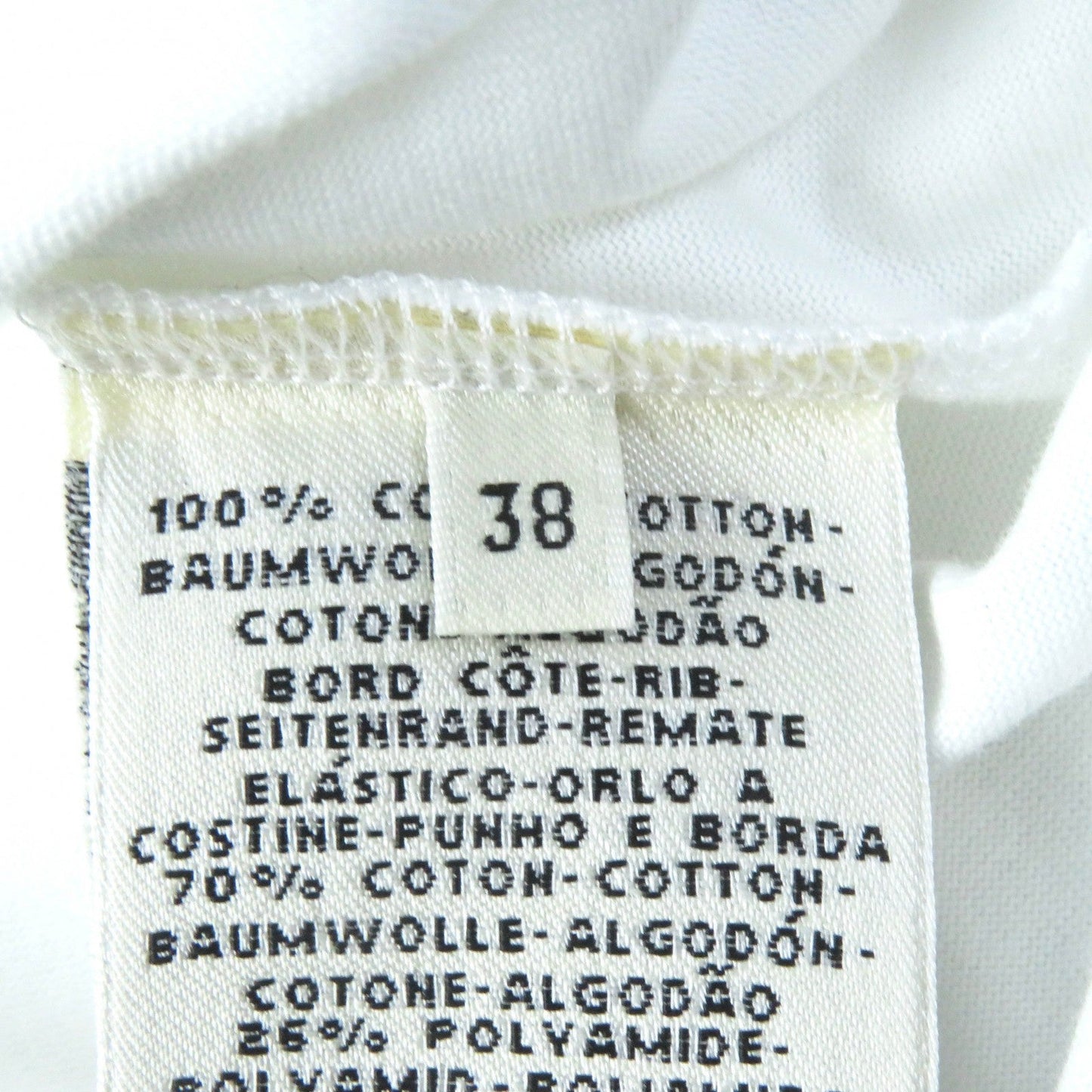 HERMES Short sleeve T-shirt cotton white 38