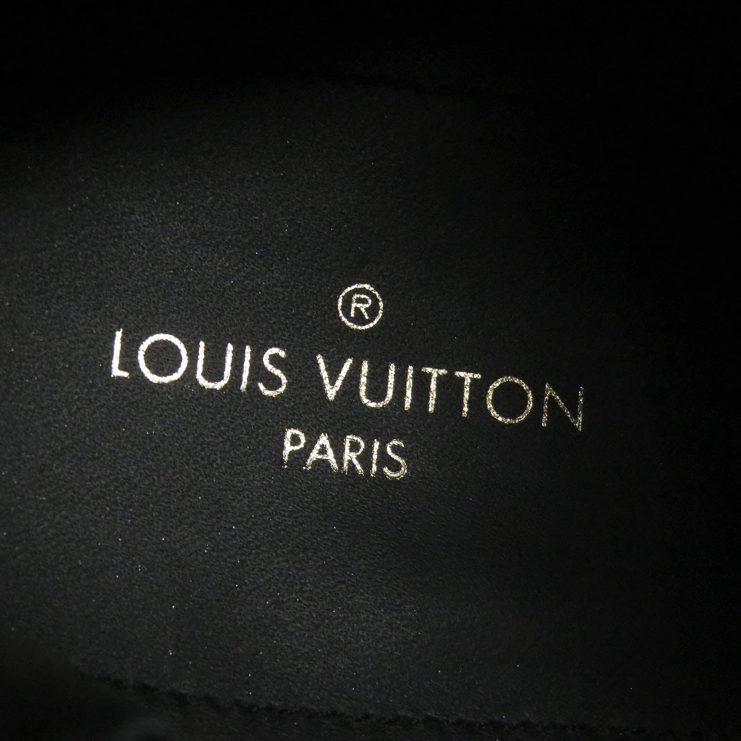 LOUIS VUITTON Ankle boots Main: Leather, Harako fur Silver mens 7.5 Used