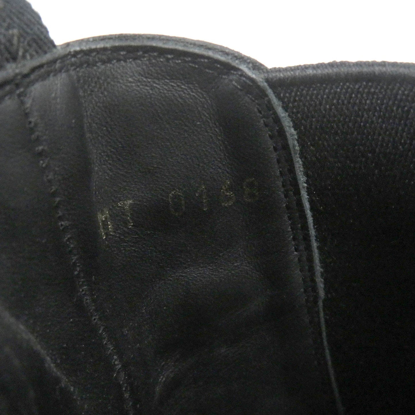 LOUIS VUITTON Ankle boots Main: Leather, Harako fur Silver mens 7.5 Used