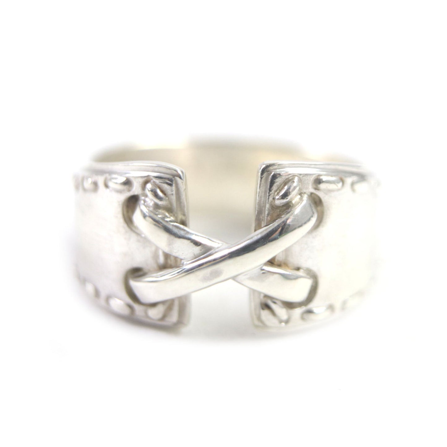 HERMES Ring 51925 SV925 Silver Mexican ring 51