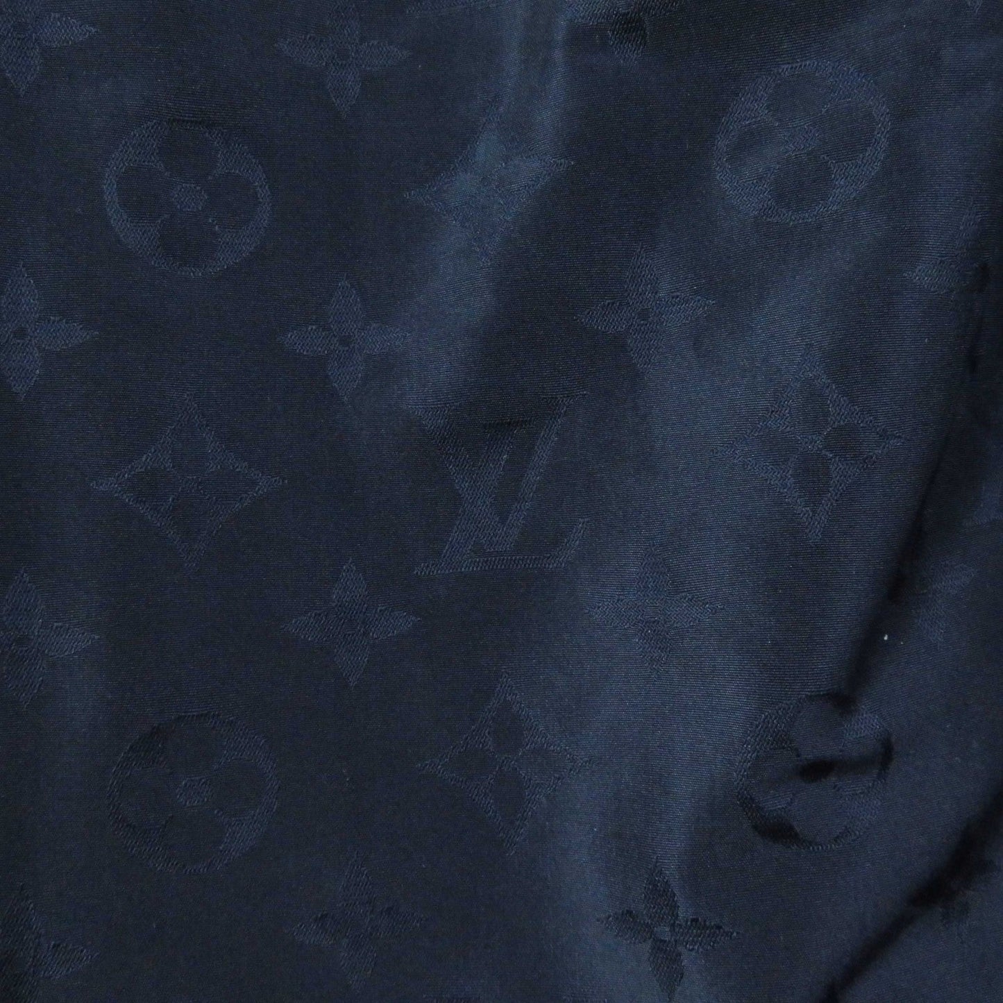 LOUIS VUITTON flare skirt polyester Navy 34