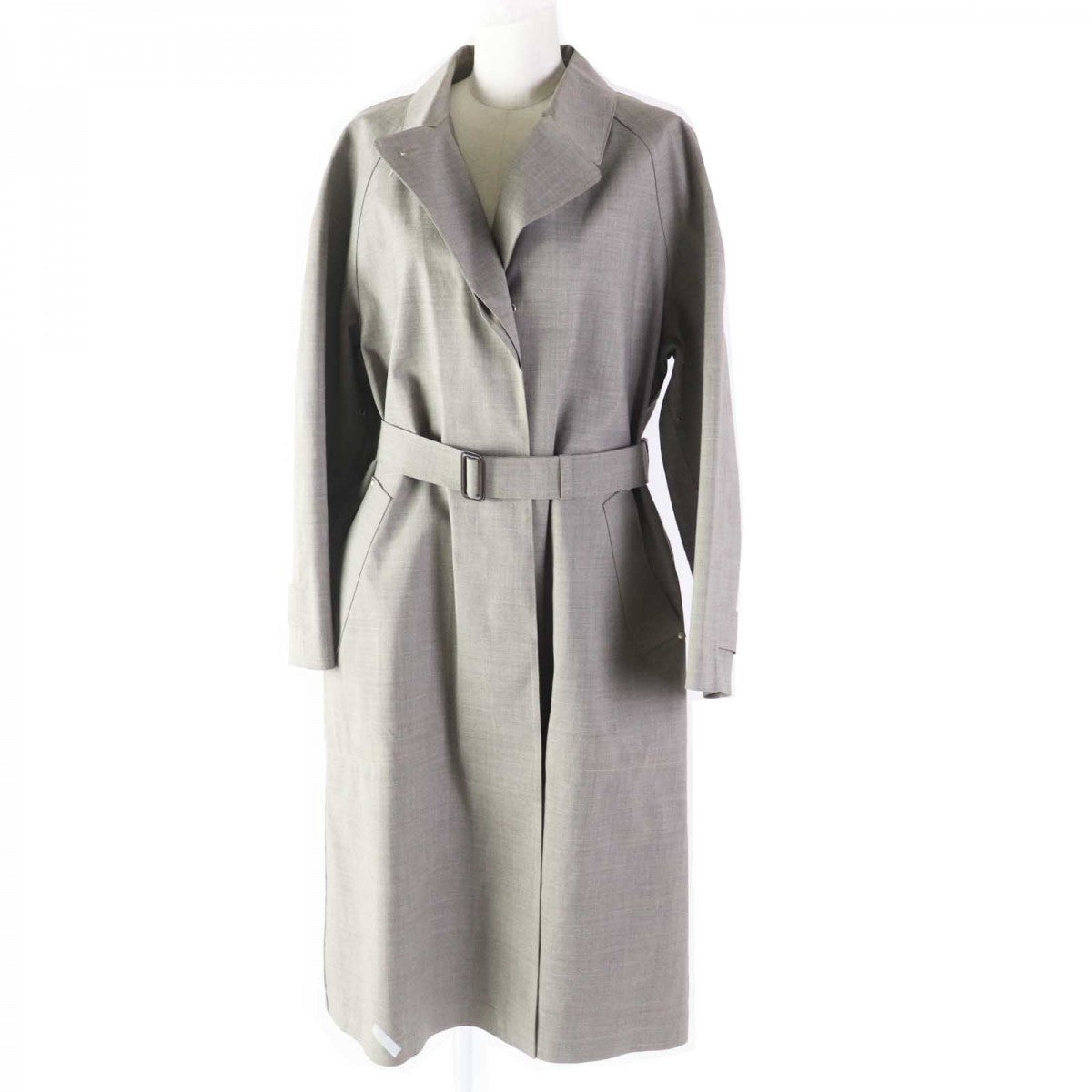 HERMES coat wool gray Margiela period