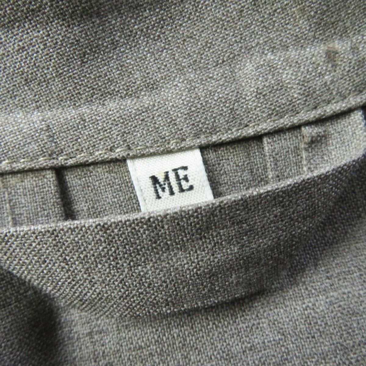 HERMES coat wool gray Margiela period