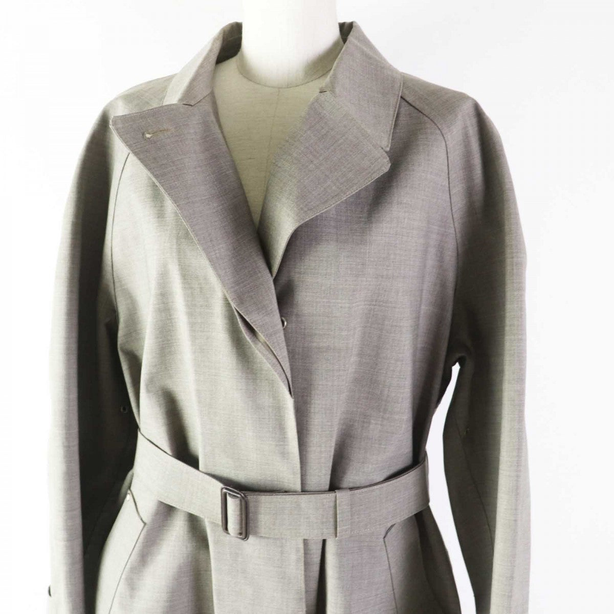 HERMES coat wool gray Margiela period