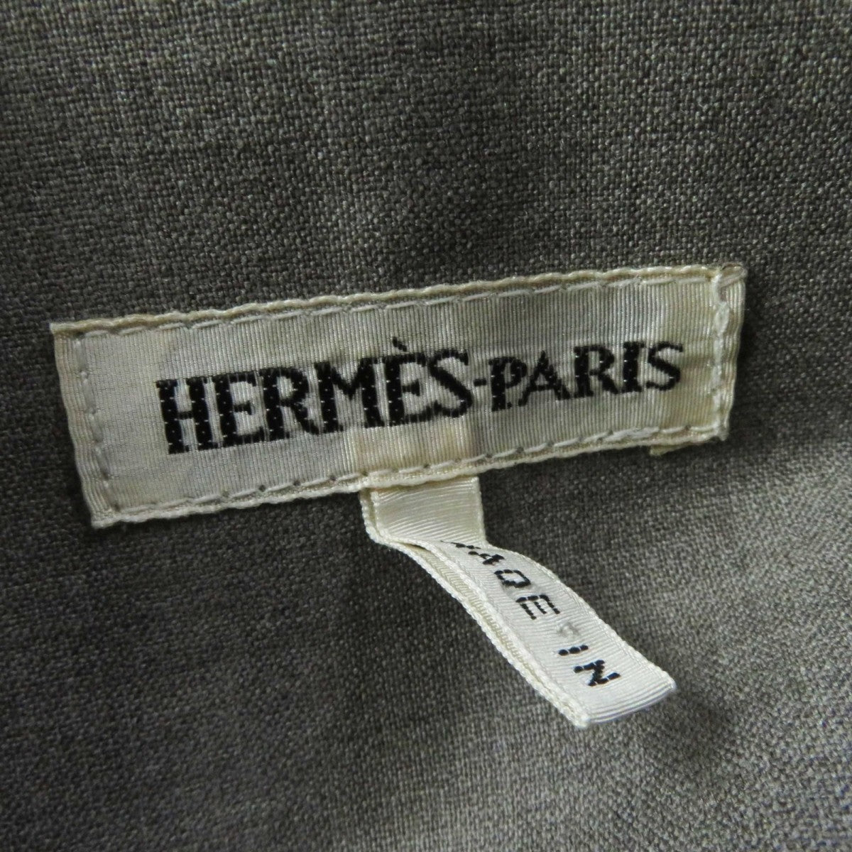 HERMES coat wool gray Margiela period