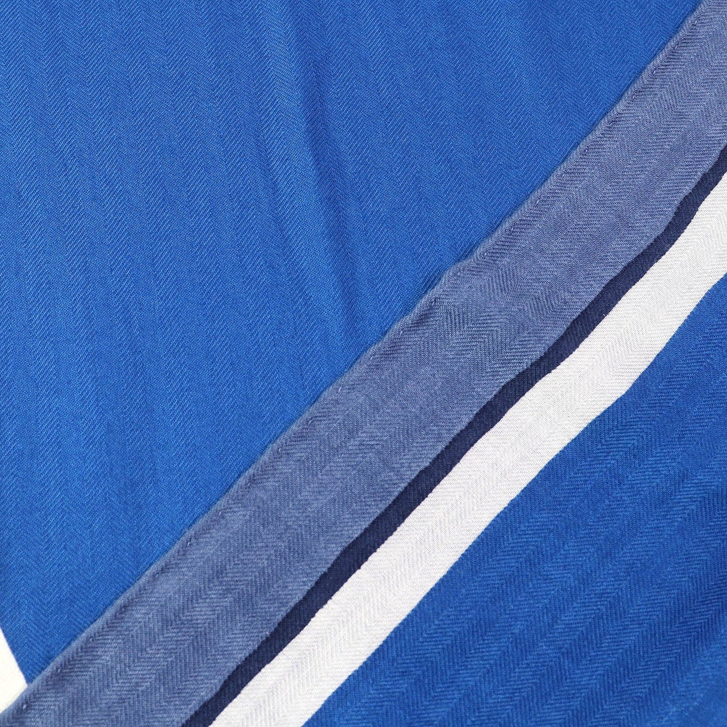 HERMES scarf cashmere blue Libre Comme Pegase