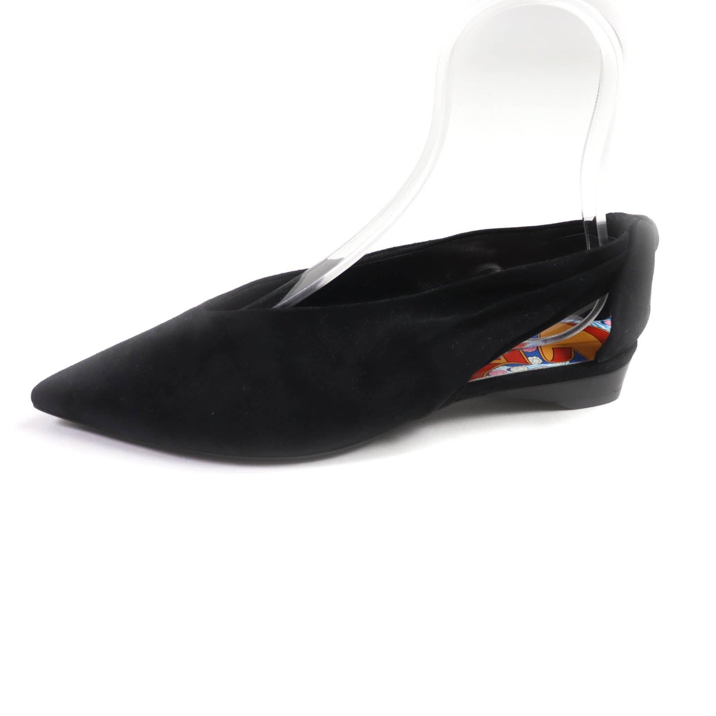 HERMES pumps Suede leather black 39