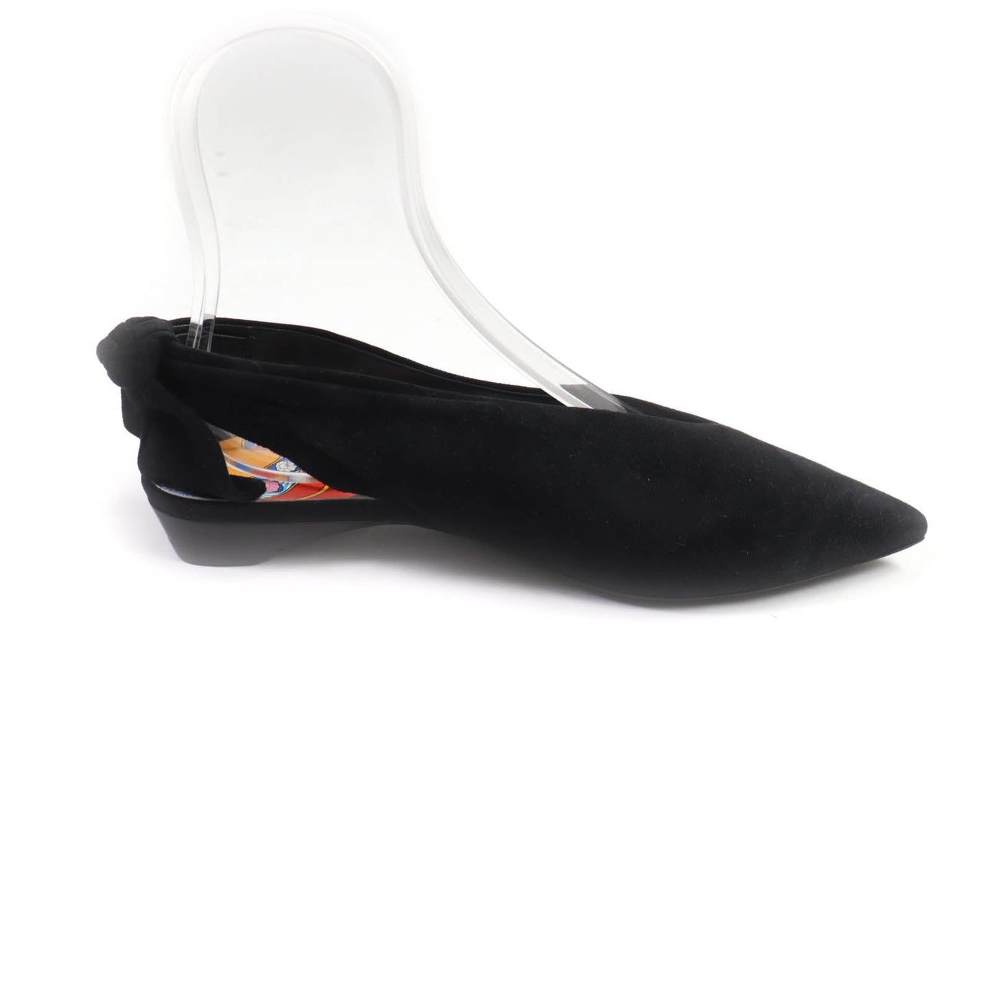 HERMES pumps Suede leather black 39