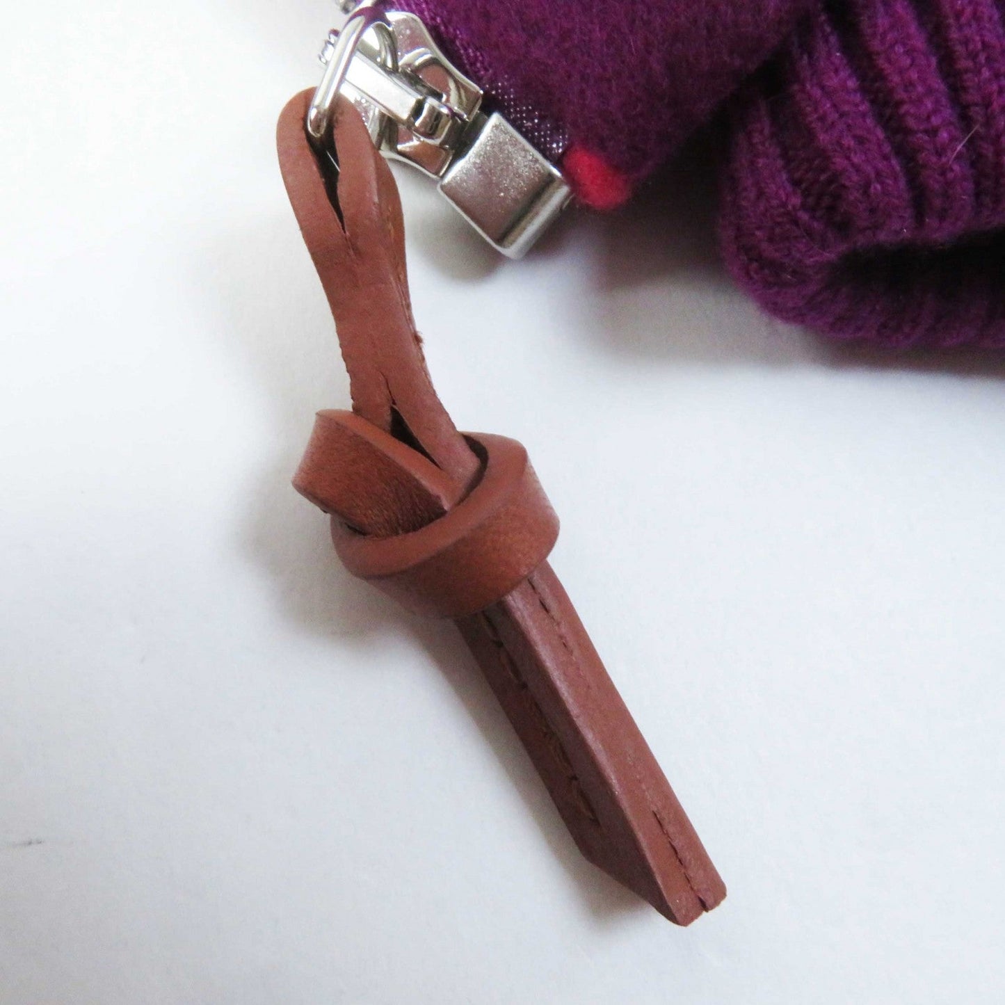 HERMES No color jacket 3E0224DZ cashmere purple 40