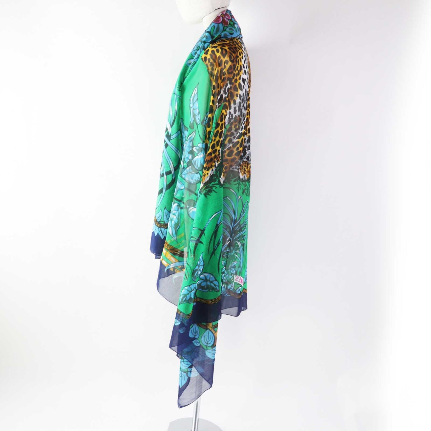 HERMES scarf Main: 100% cotton Multi Jungle Love Women Used