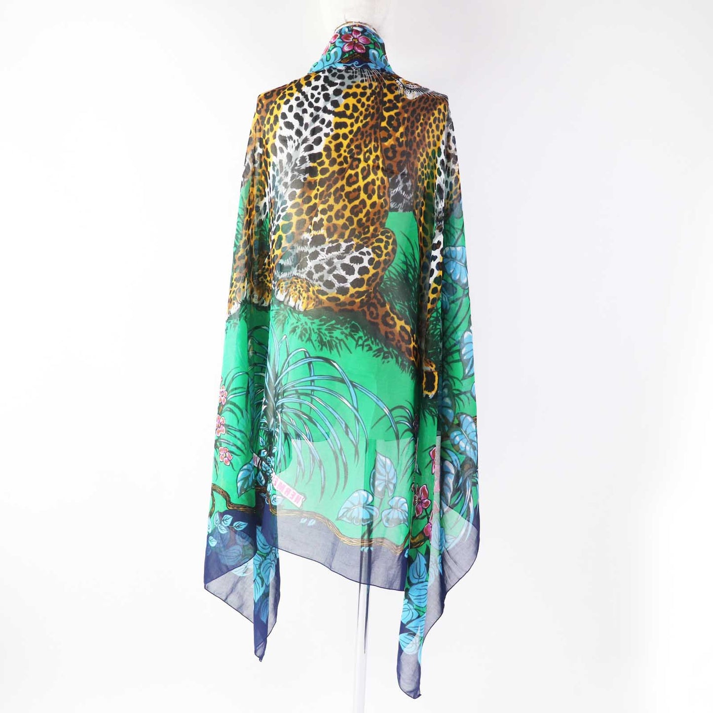 HERMES scarf Main: 100% cotton Multi Jungle Love Women Used