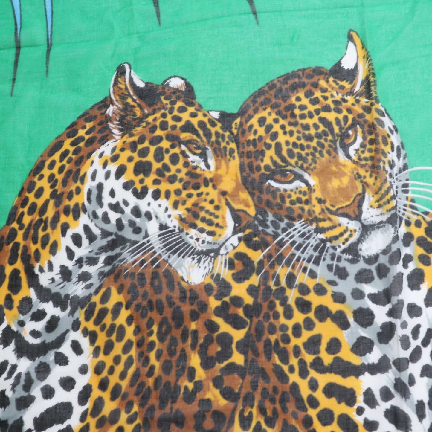 HERMES scarf Main: 100% cotton Multi Jungle Love Women Used