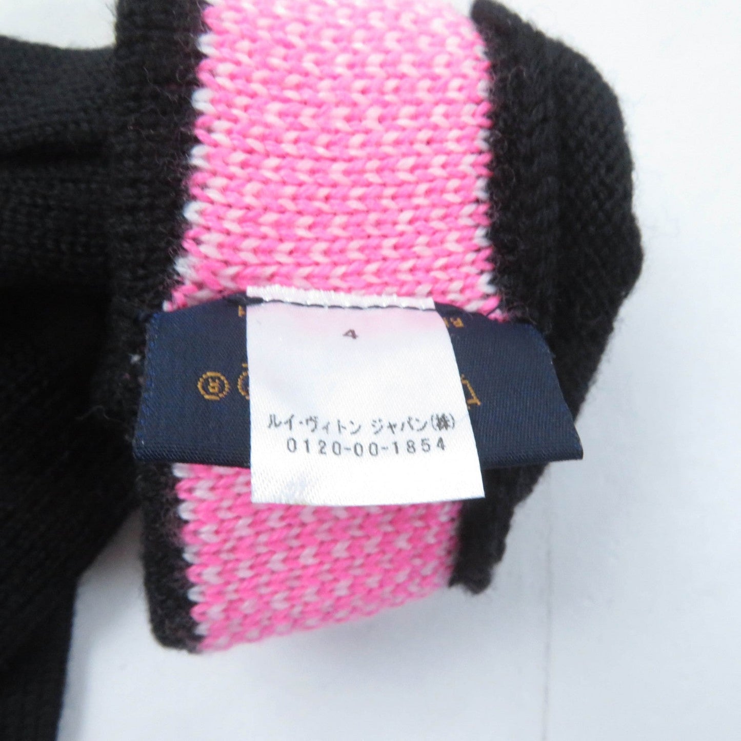 LOUIS VUITTON gloves M76451 wool Black pink Gon