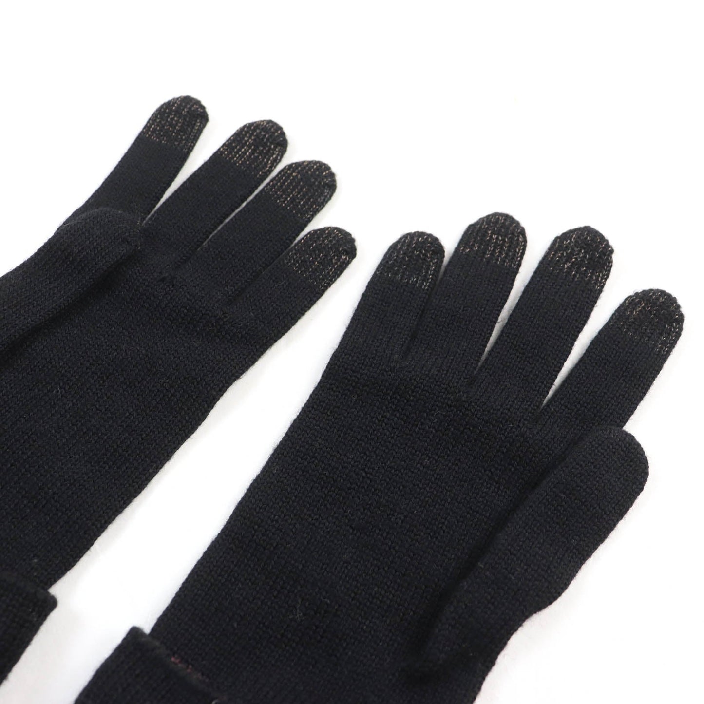 LOUIS VUITTON gloves M76451 wool Black pink Gon