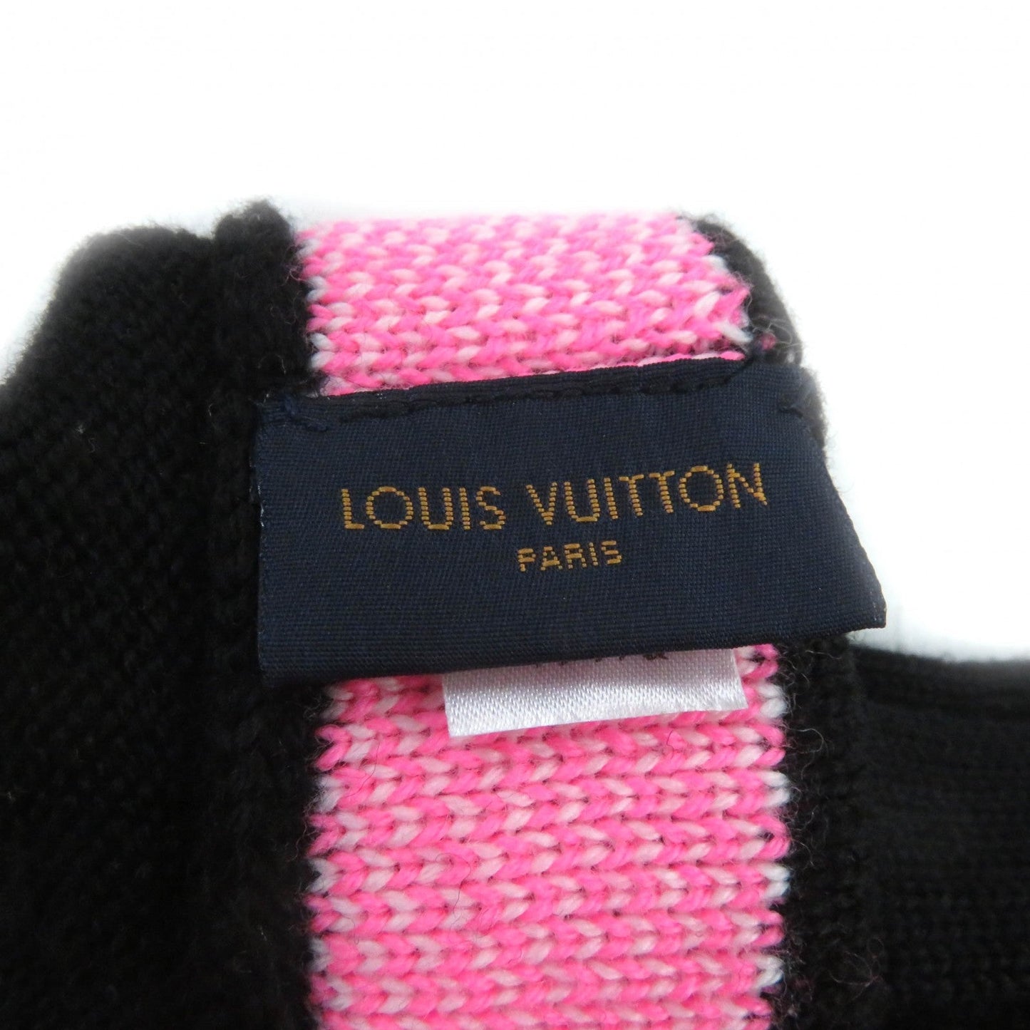 LOUIS VUITTON gloves M76451 wool Black pink Gon