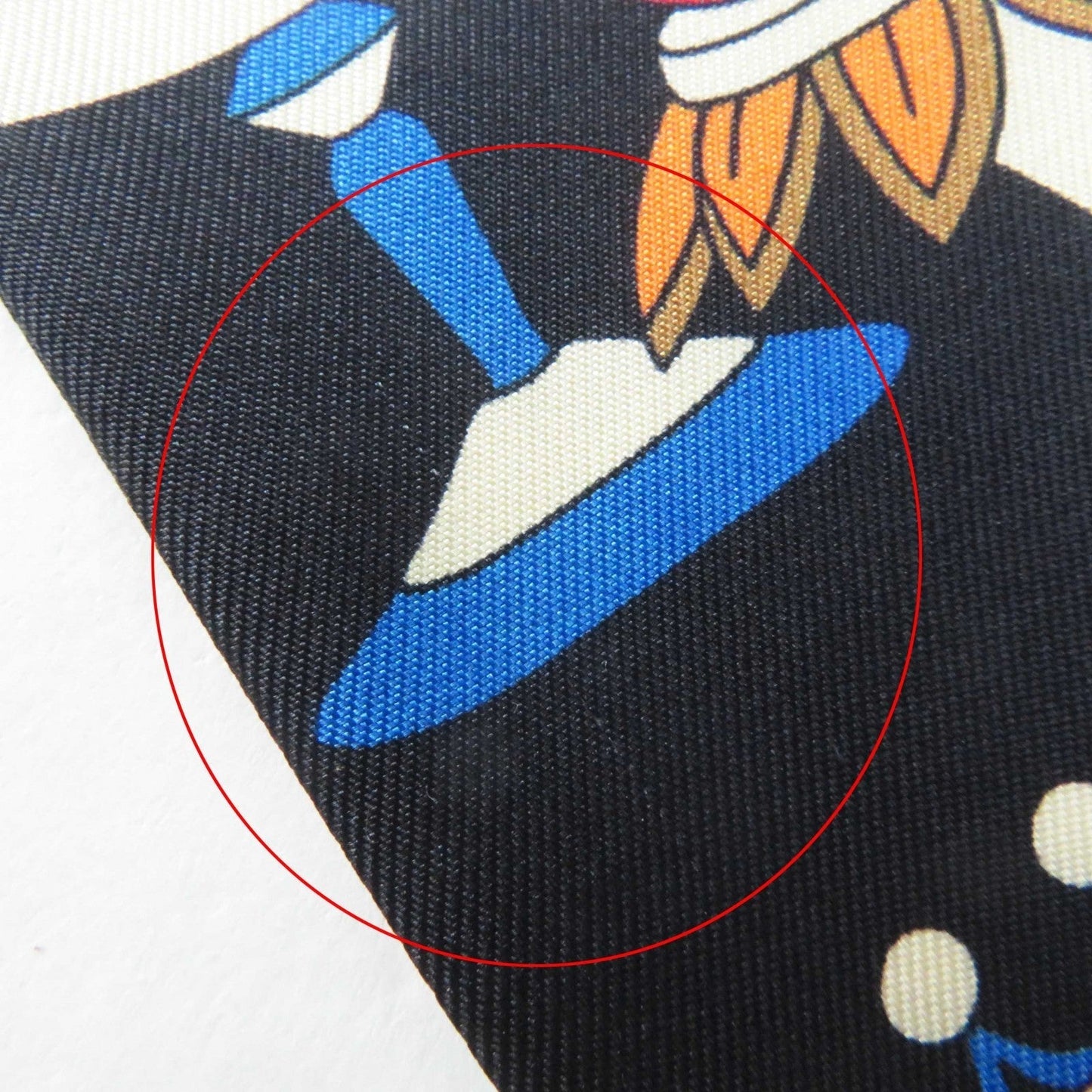 HERMES scarf silk Multi Twilly La Patisserie Francaise