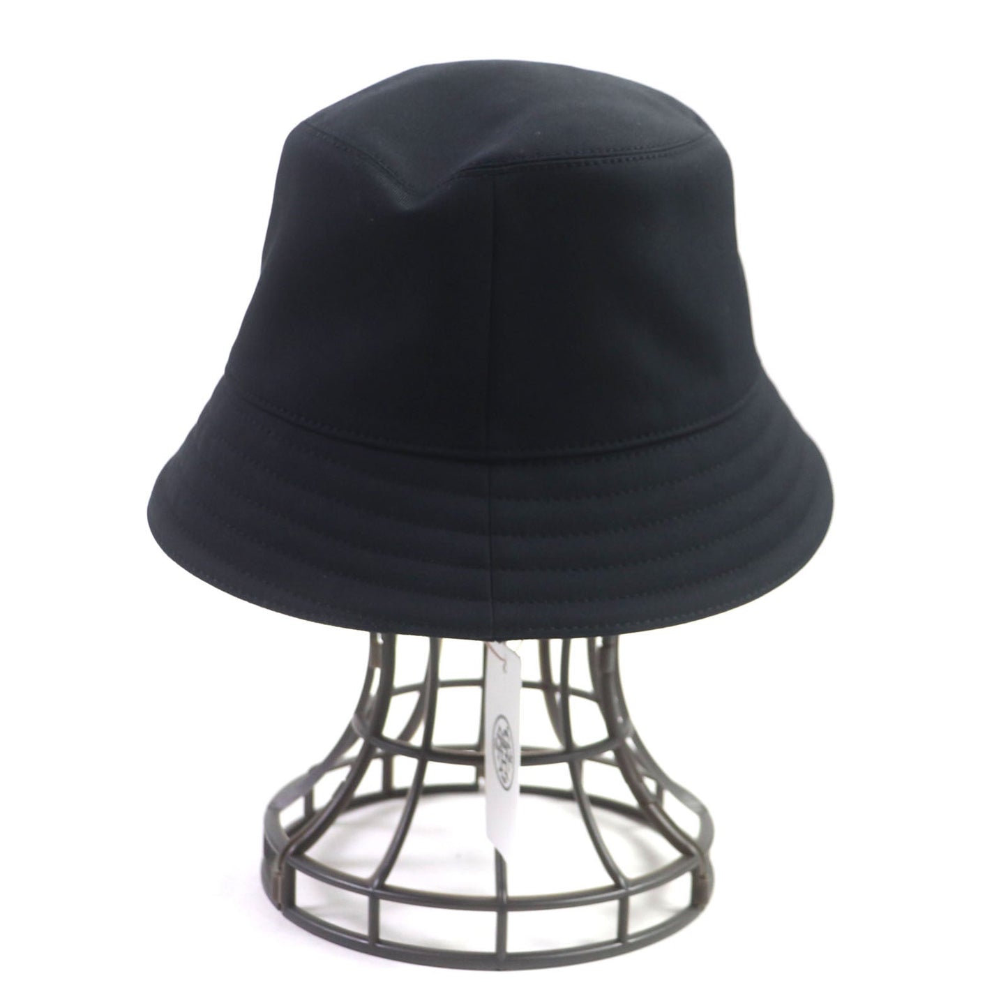 HERMES hat cotton black Fred Quarterbash 58