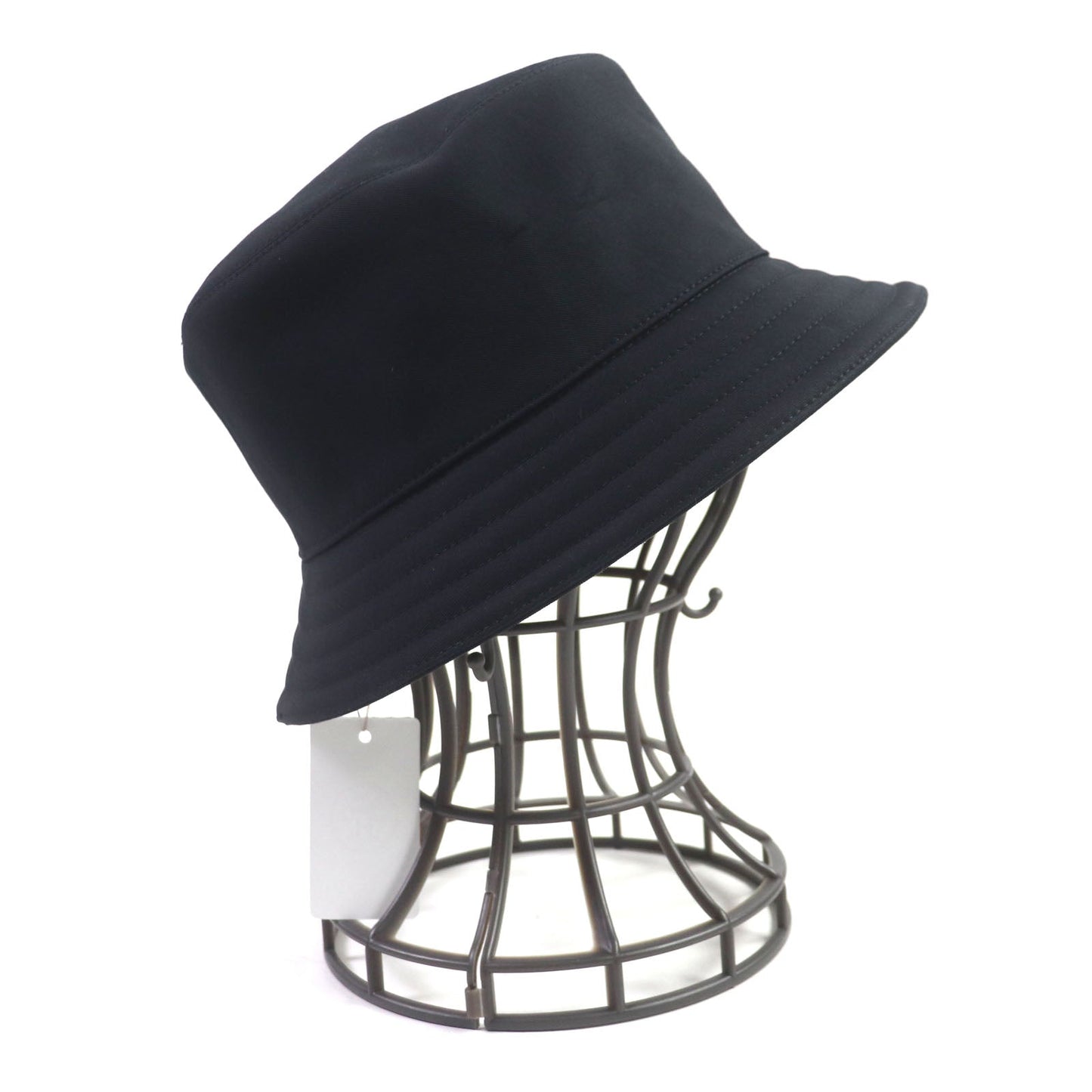 HERMES hat cotton black Fred Quarterbash 58
