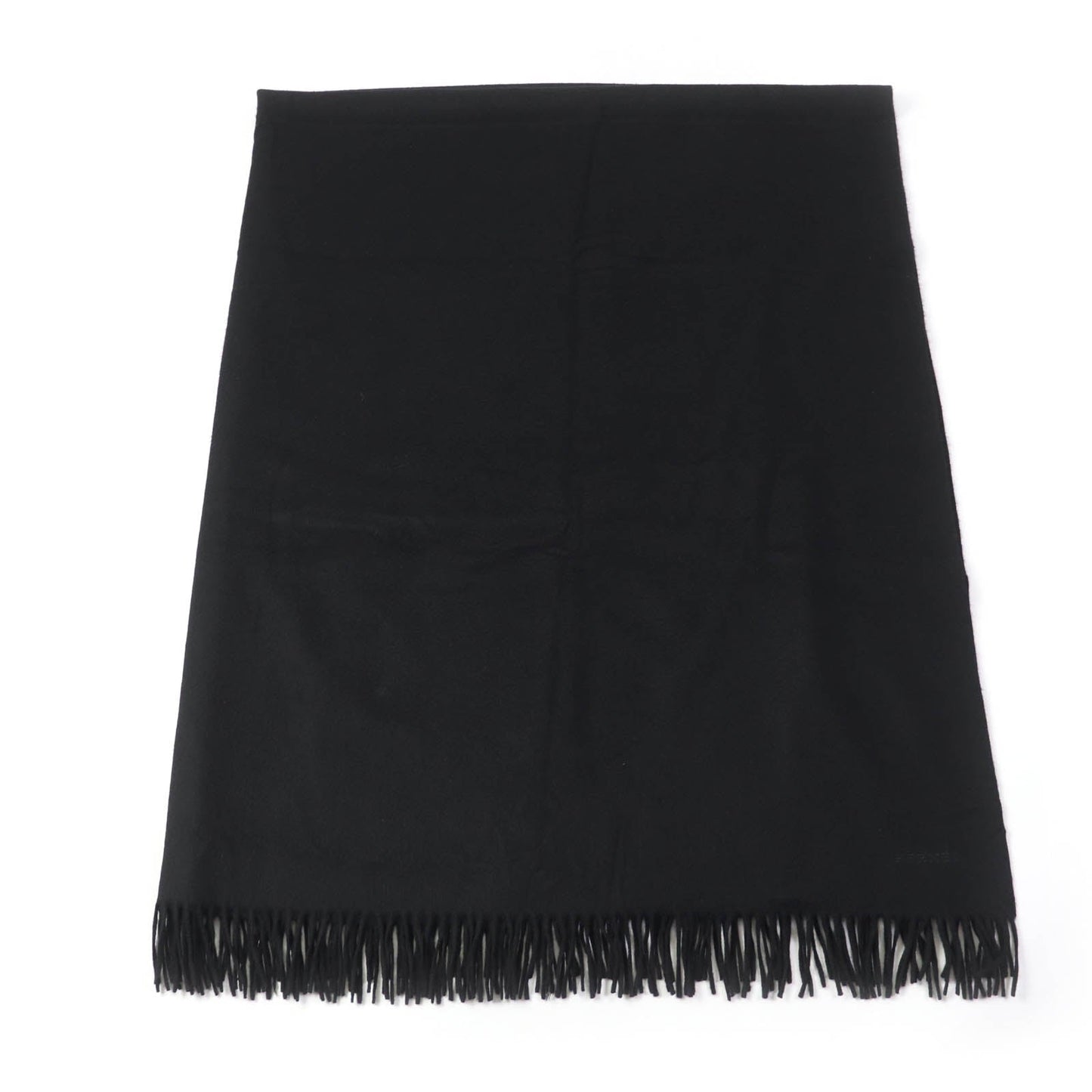 HERMES shawl cashmere black