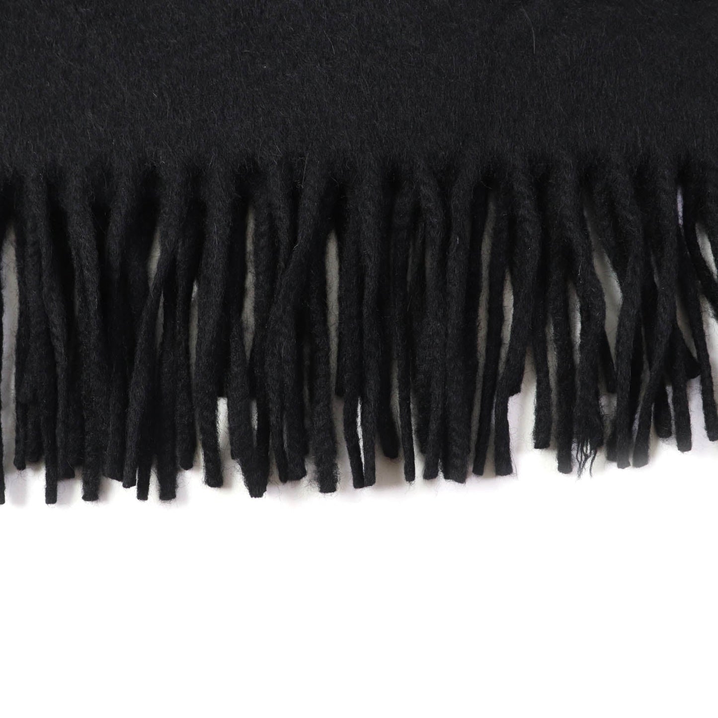 HERMES shawl cashmere black