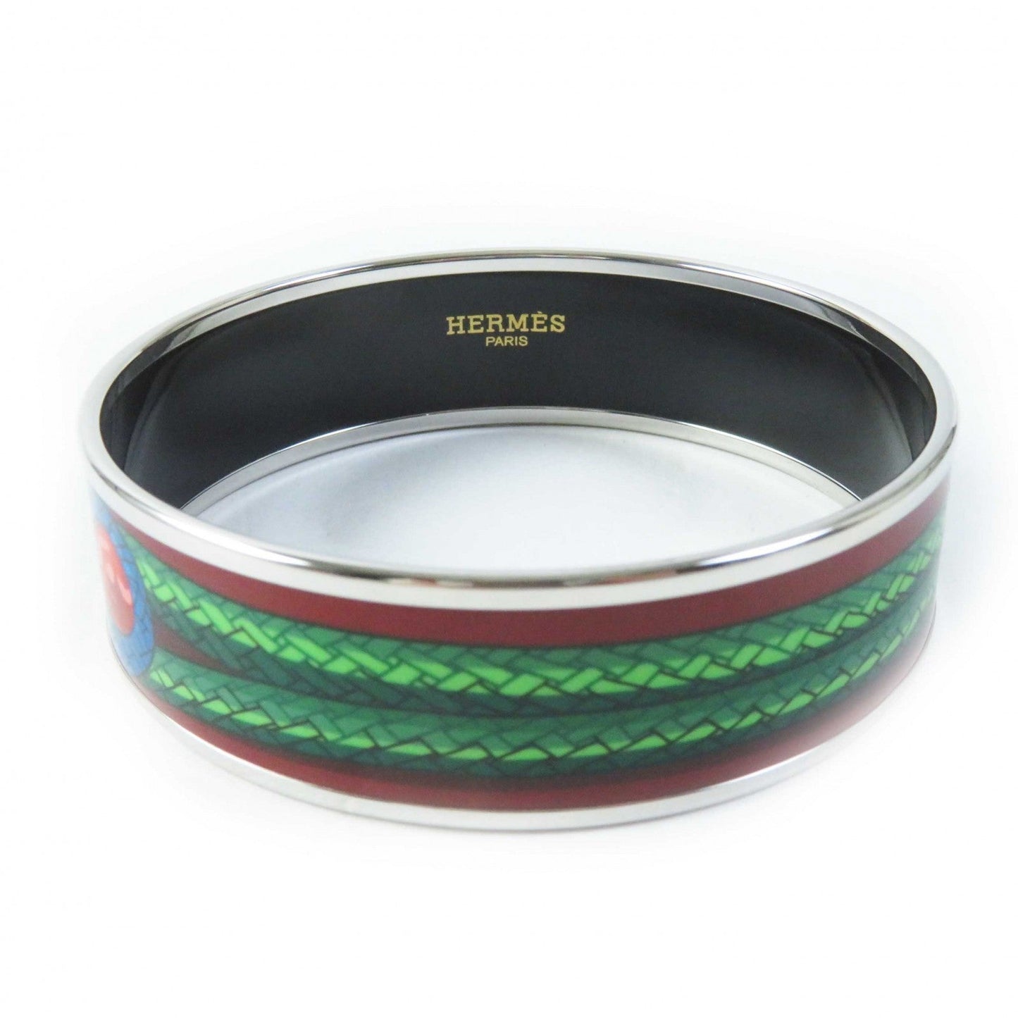 HERMES Bangle enamel metal Multi Emaille GM