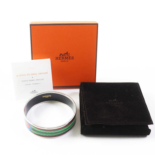 HERMES Bangle enamel metal Multi Emaille GM