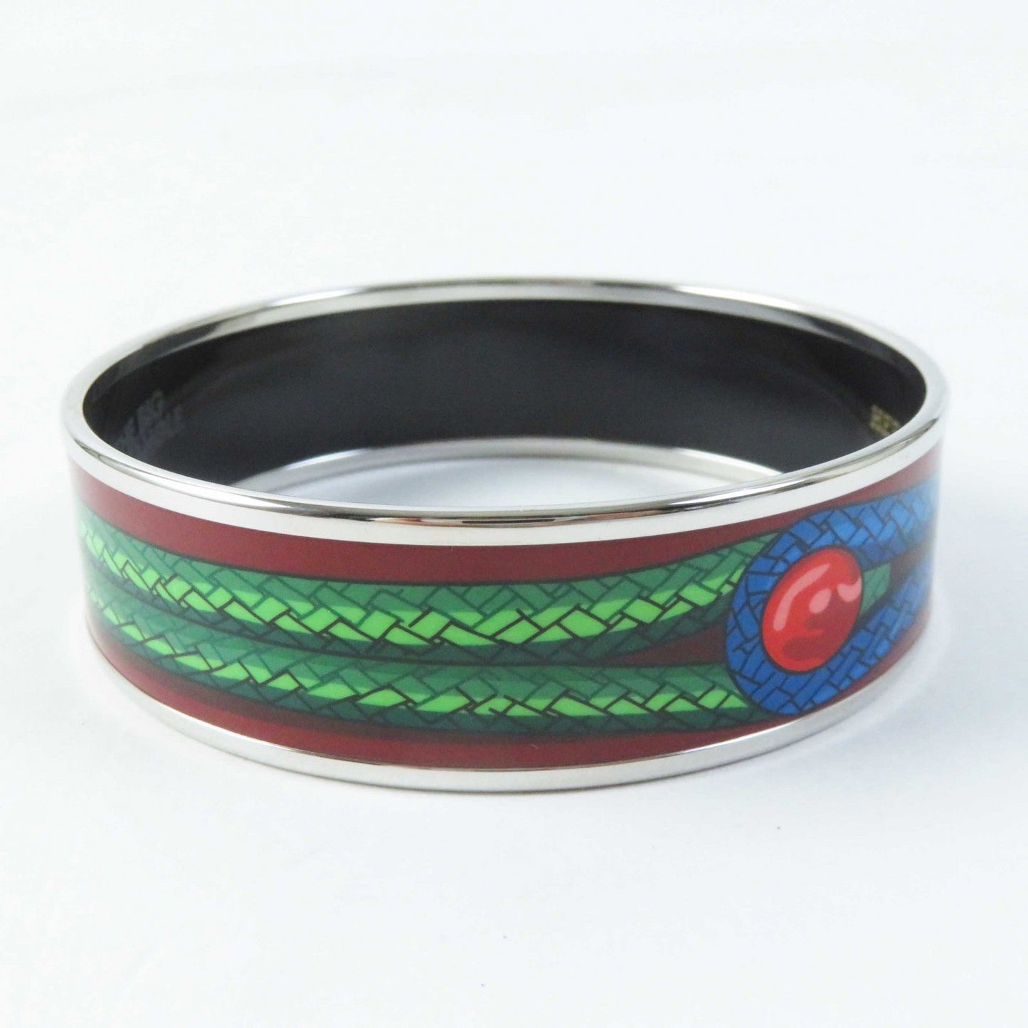 HERMES Bangle enamel metal Multi Emaille GM